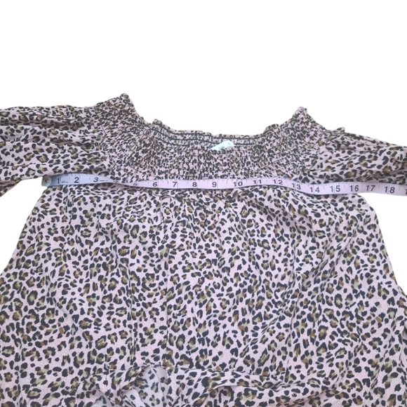 FREE PEOPLE MOVEMENT BLOUSE WOMENS OVERSIZED SMALL Bishop Sleeve Off Shoulder - Picture 12 of 12